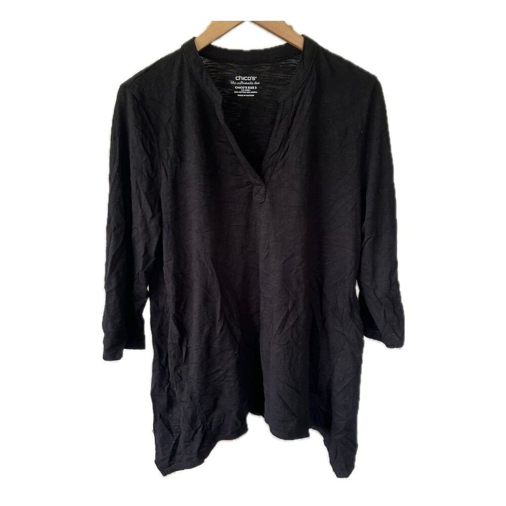 Chico's Ultimate Tee Essential Basic Pullover Spl… - image 1